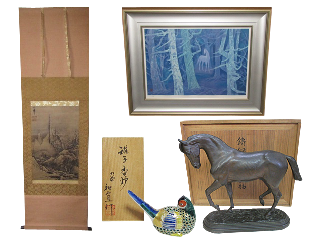 絵画・掛軸・置物の高価買取実施中！