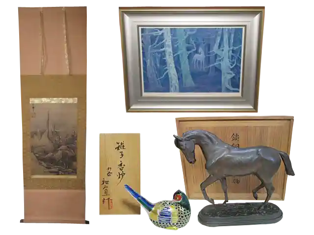 絵画・掛軸・置物の高価買取実施中！