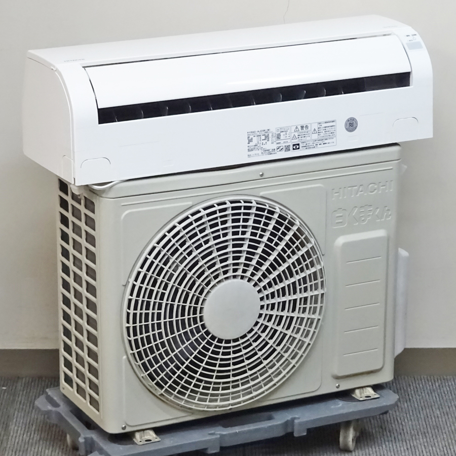 HITACHI【RAS-AJ28K】日立 白くまくん ルームエアコン 2.8kW おもに10畳用 2020年製 中古品